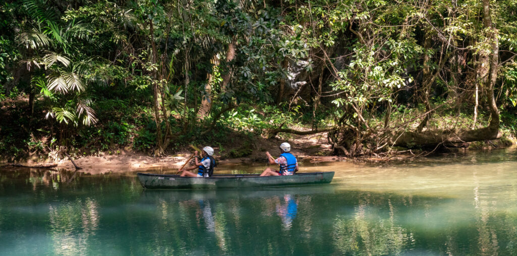 Belize Barton Creek Cave Kayakking