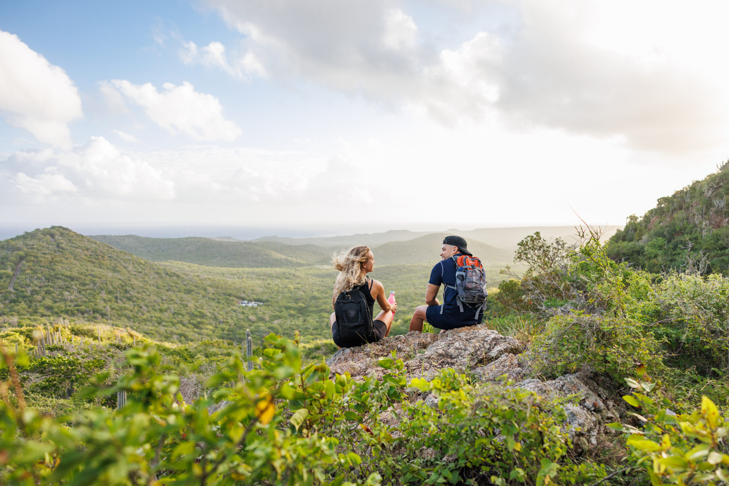 Curacao Natuur Wandelen Uitzicht