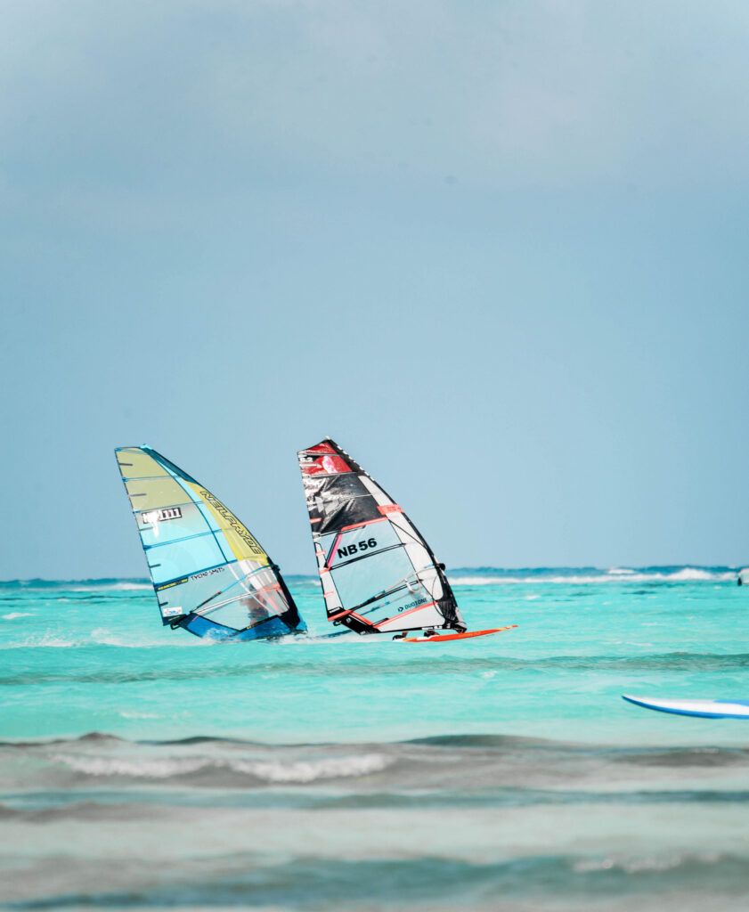 Bonaire, Sorobon beach, windsurfen