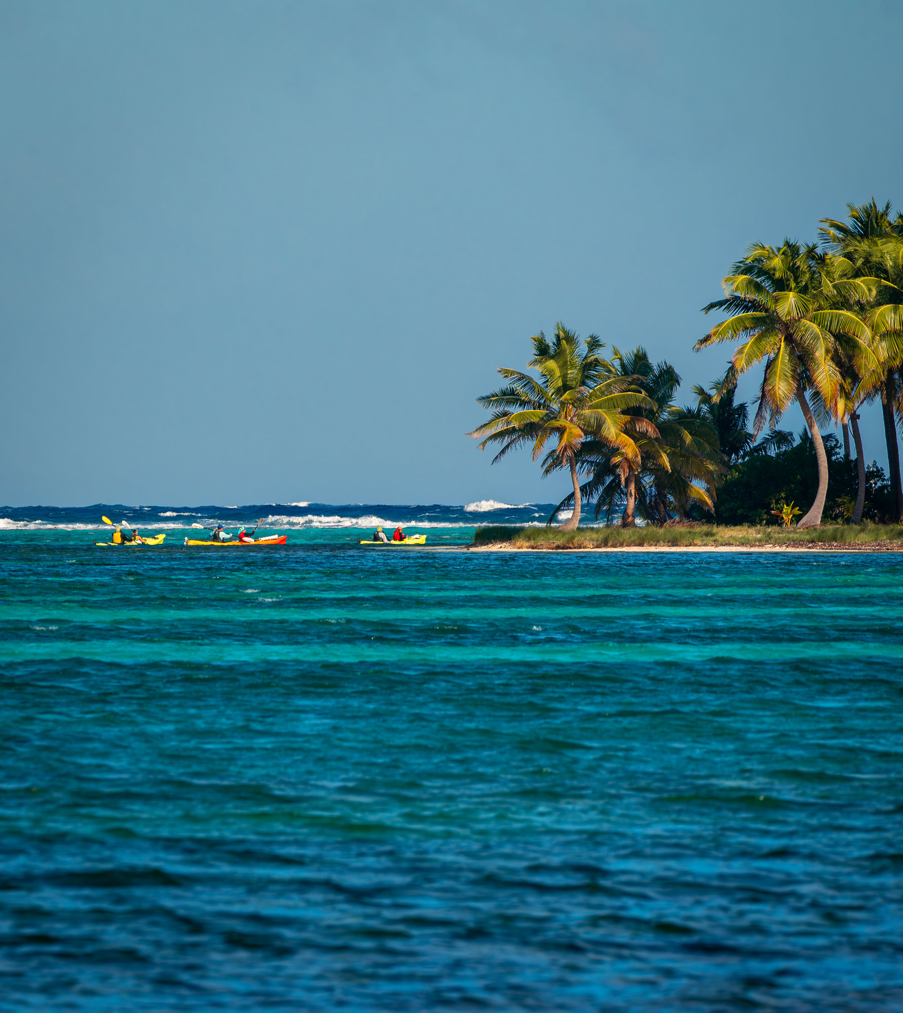 Kayaking around Half Moon Caye_resultaat Belize