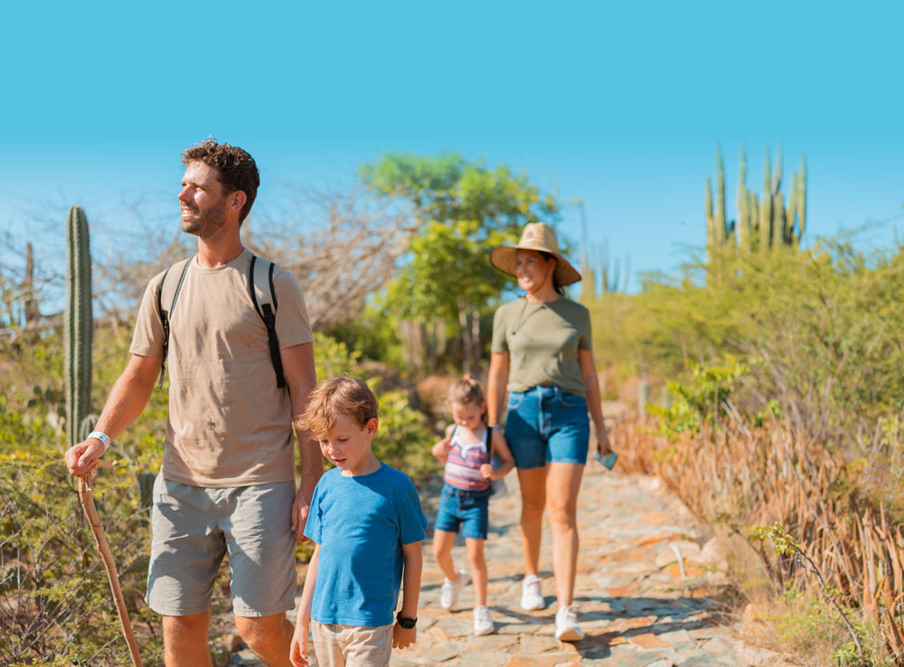 Wandeling met kinderen ARUBA ARIKOK