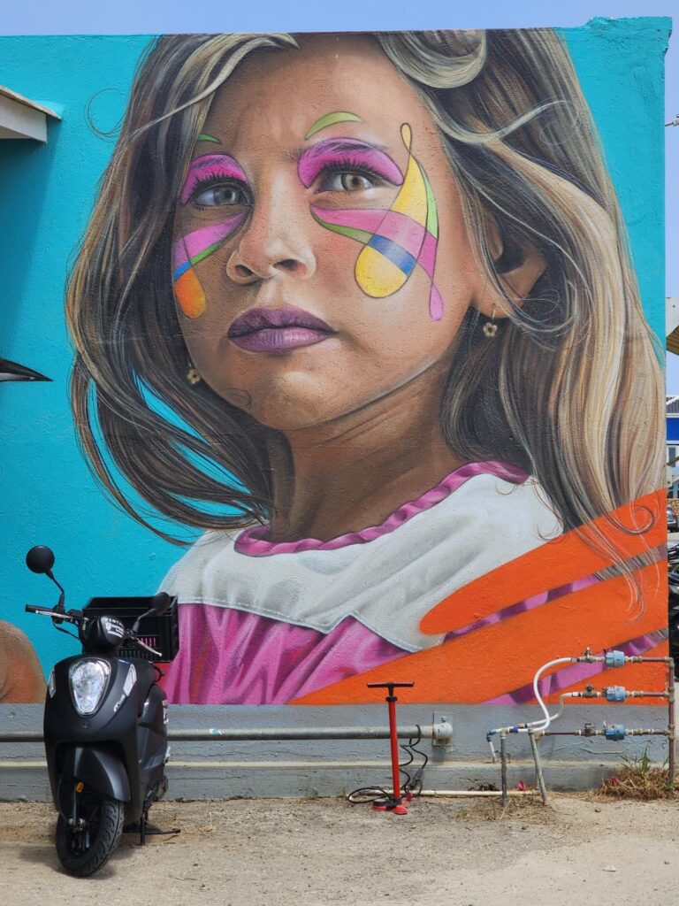 Muurschildering Bonaire, Mural