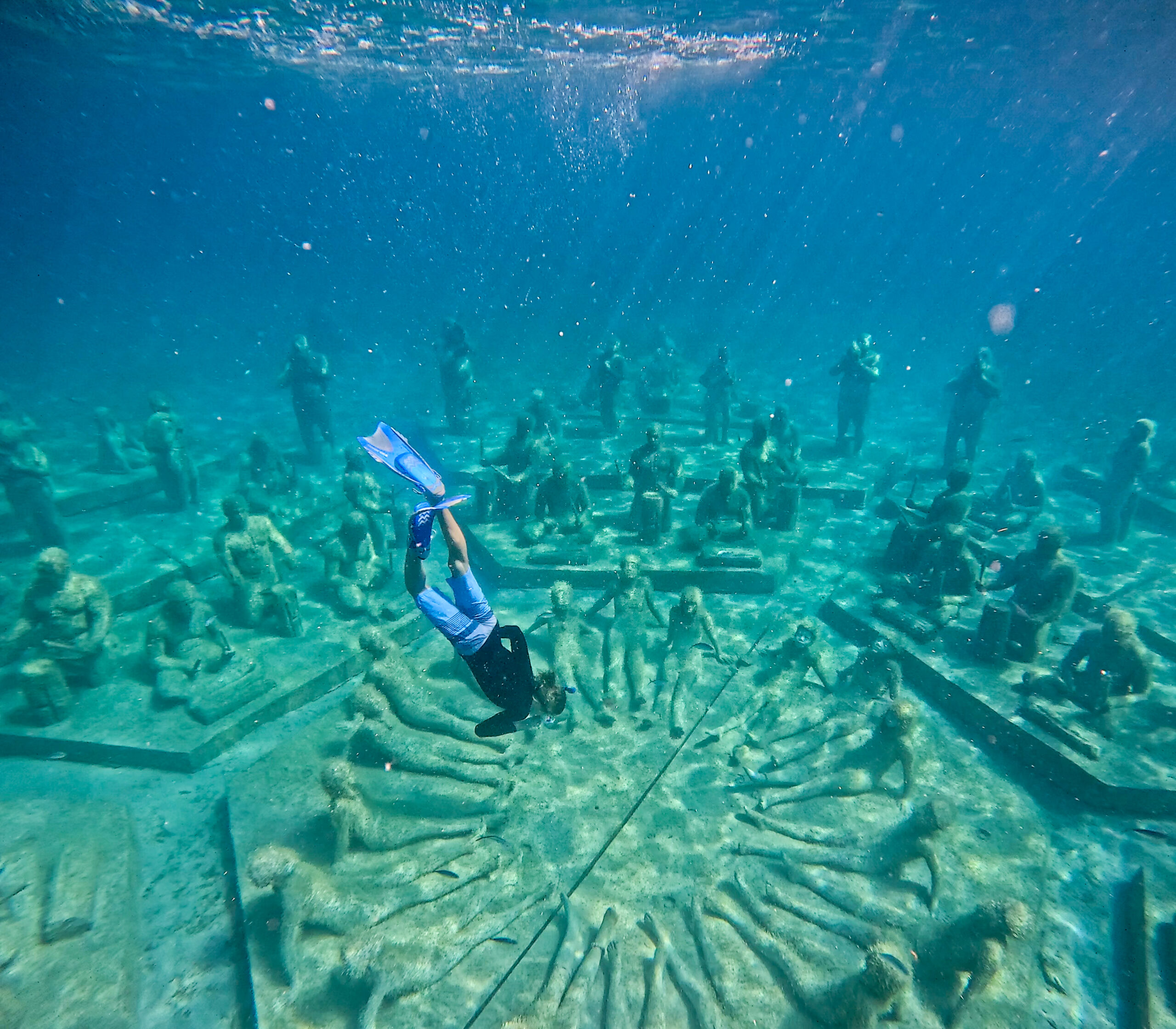 Sint Maarten SXM Under Water St Maarten Sculpture Park