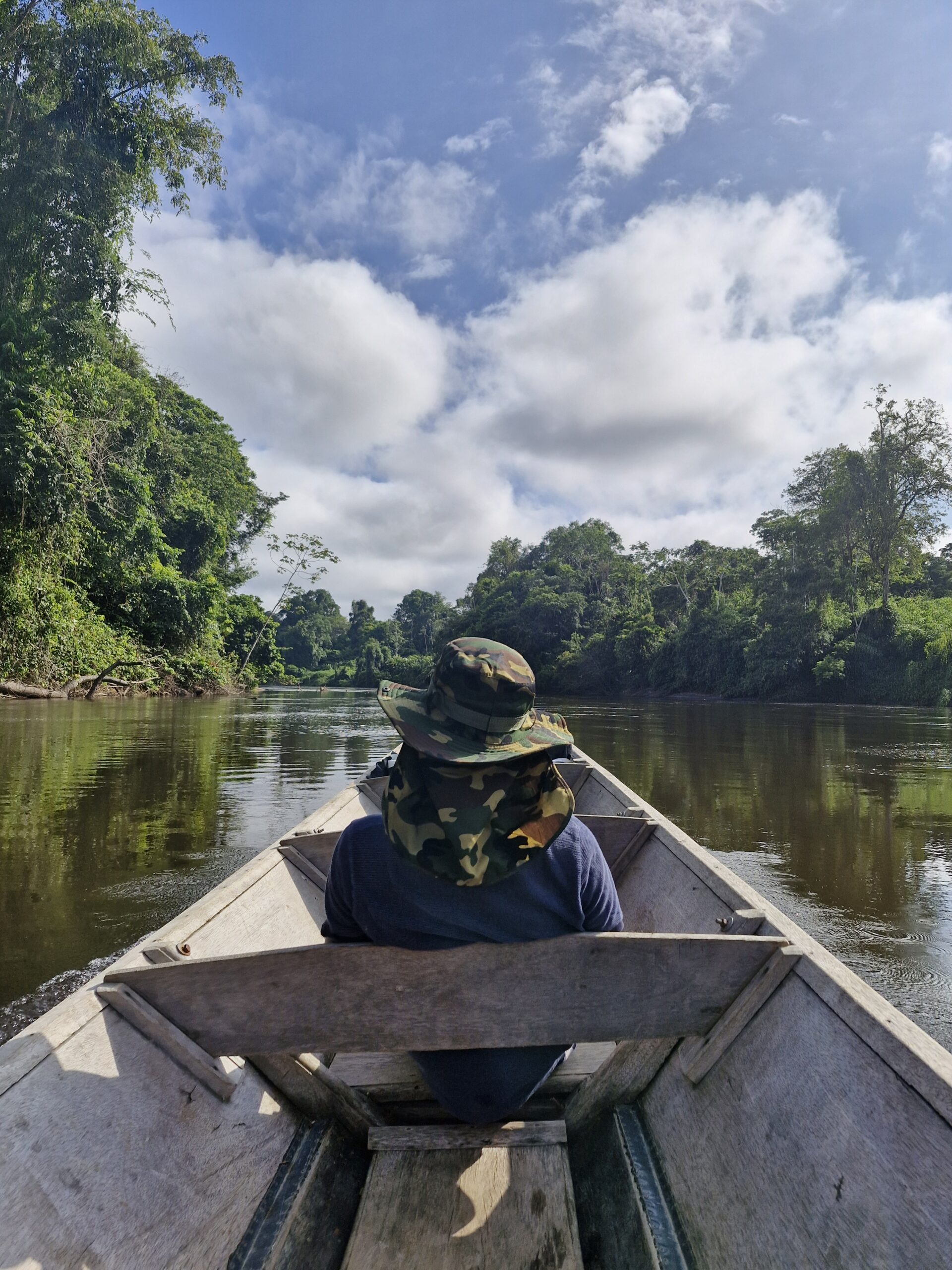 Accommodatie Suriname, Awarradam, rivier, varen boot
