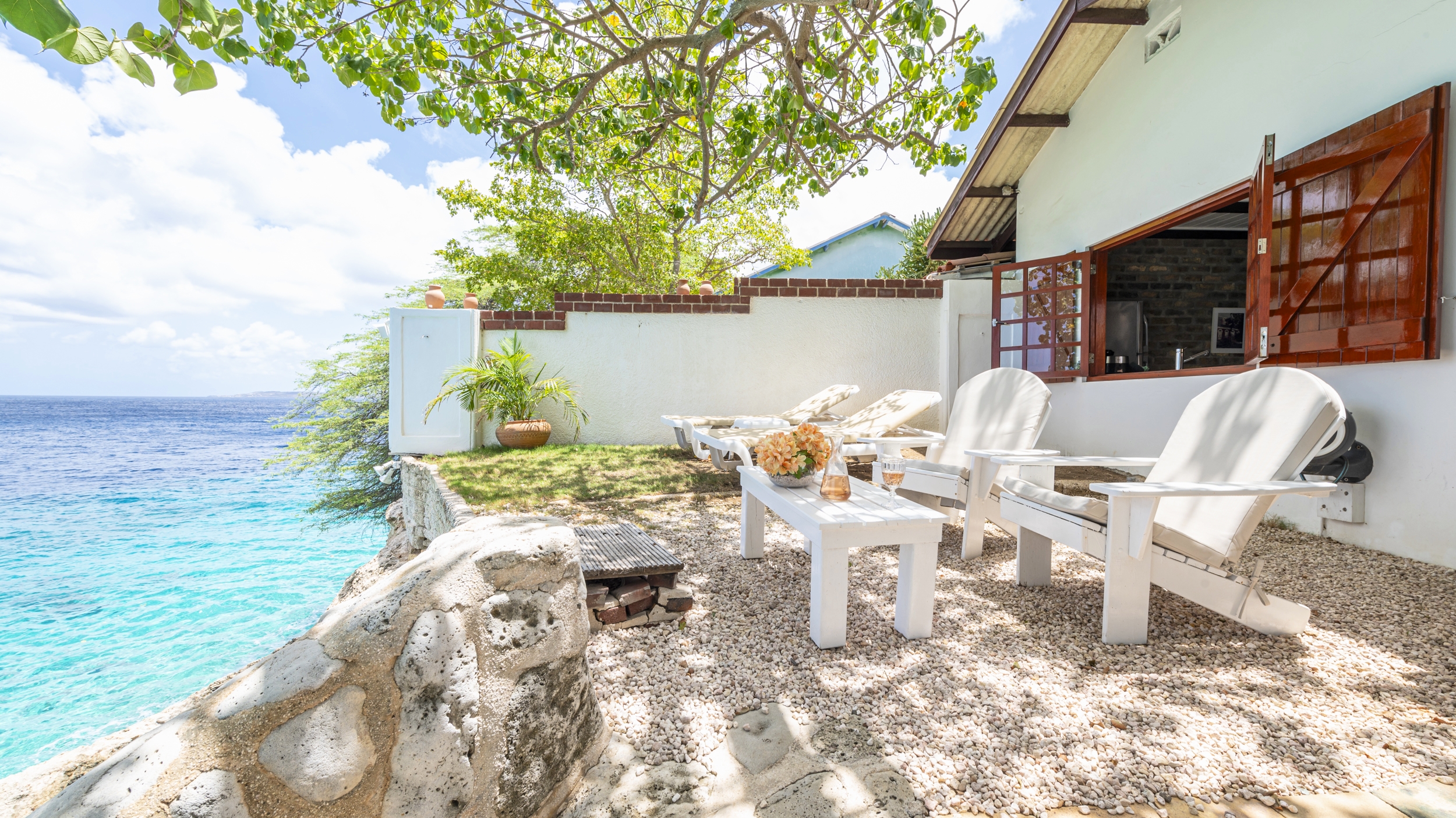 Sun reef, curacao, accommodatie aan zee, appartementen, slaapkamer,