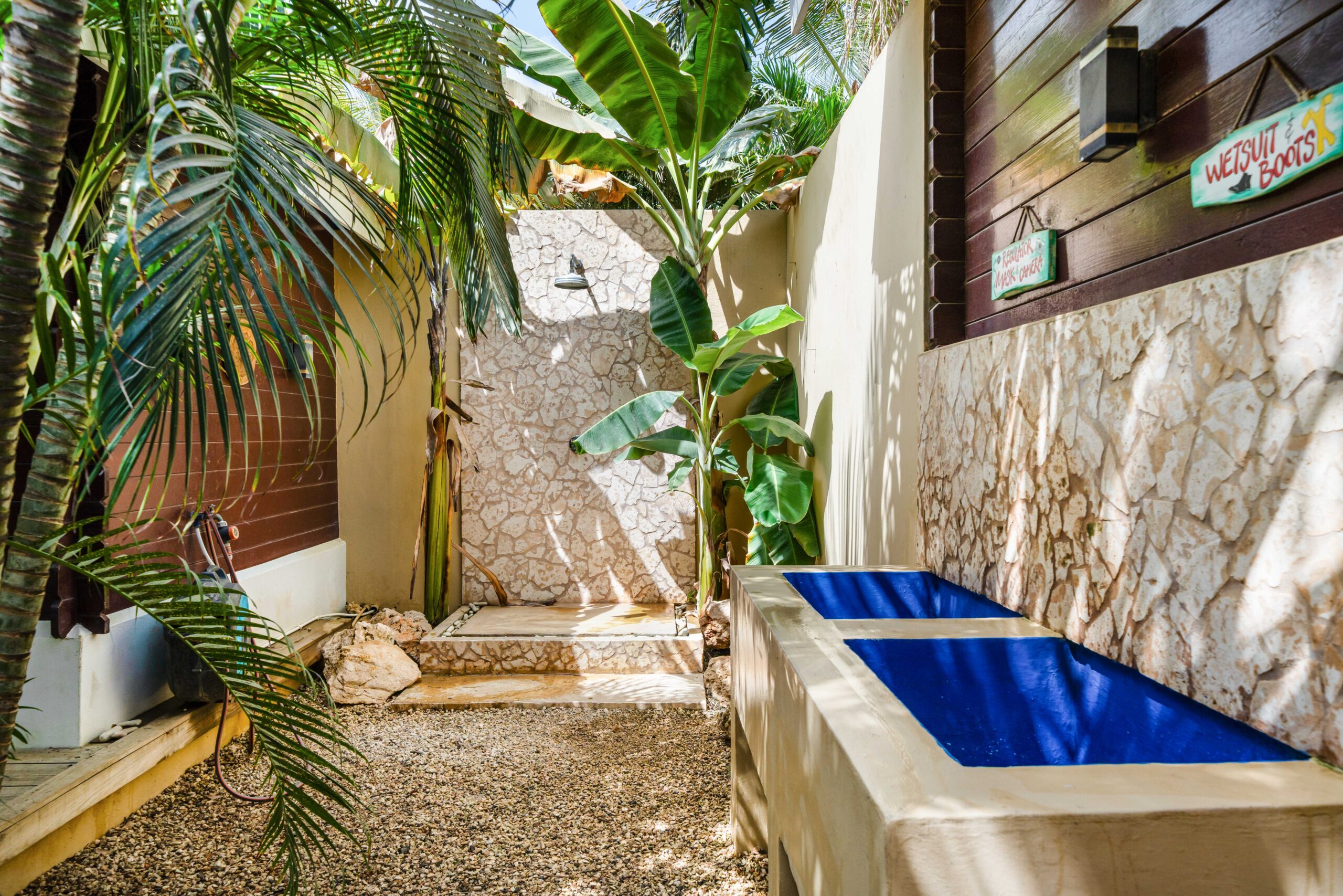 Bamboo Bonaire, accommodatie, kleinschalig, tuin resort