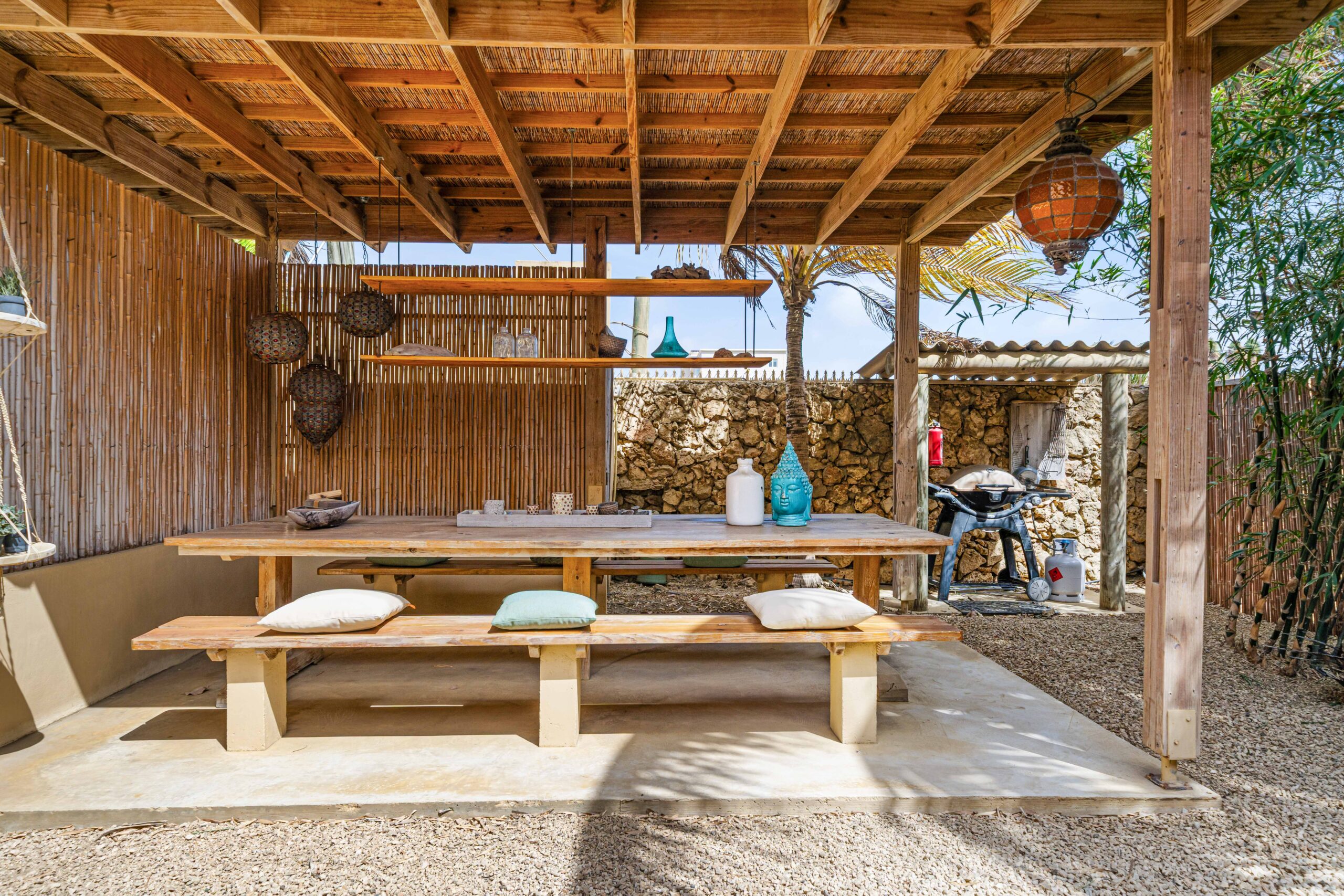 Bamboo Bonaire, accommodatie, kleinschalig, gezamenlijke ruimte