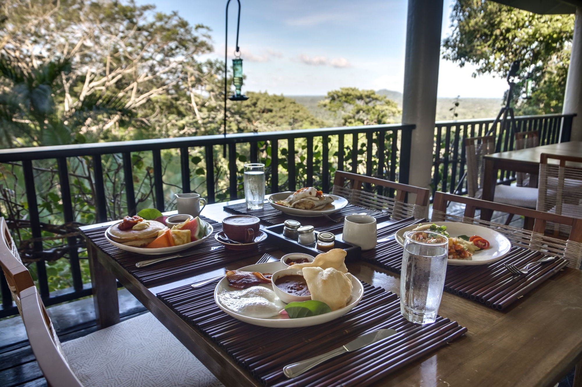 Copal Tree Lodge Belize jungle accommodatie jungle eten uitzicht
