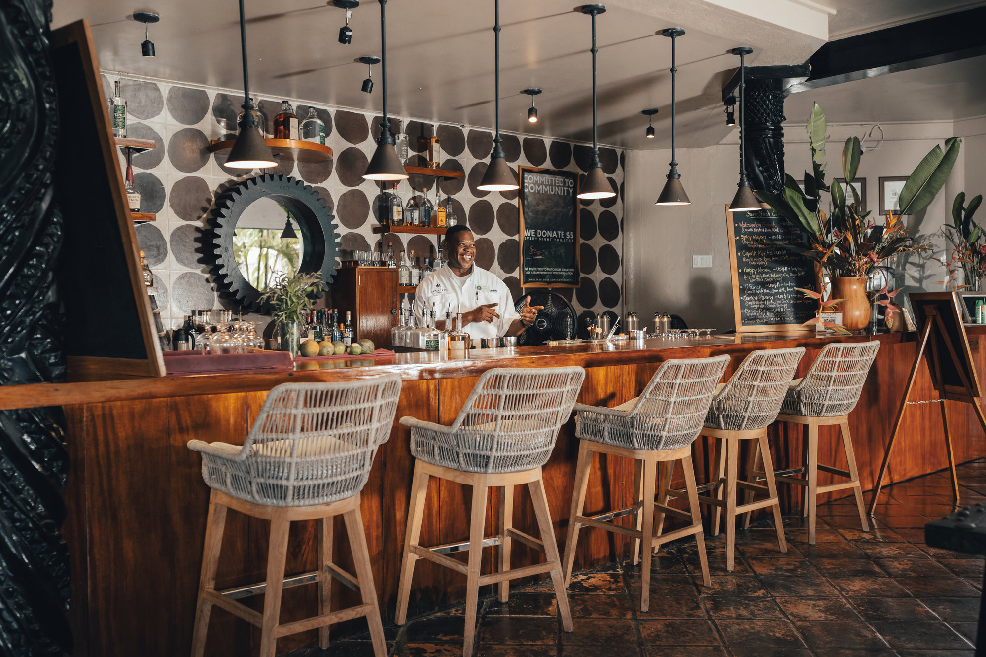 Copal Tree Lodge Belize accommodatie bar