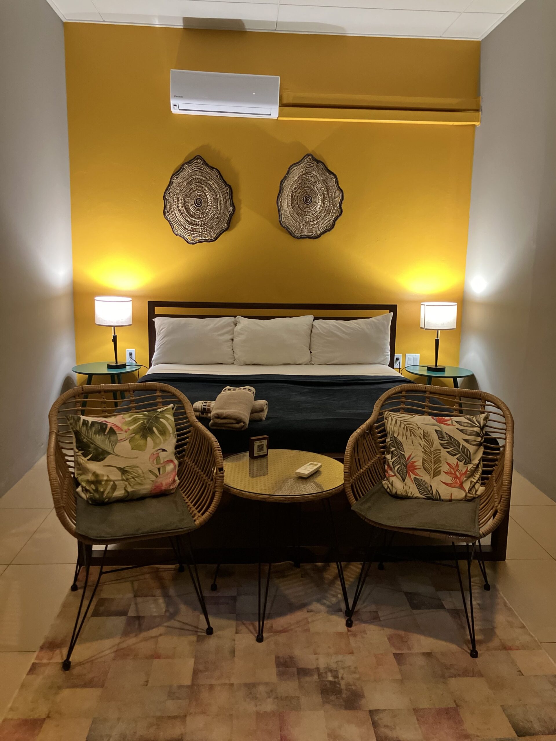 Houttuyn, accommodatie Suriname, Garden room, slaapkamer