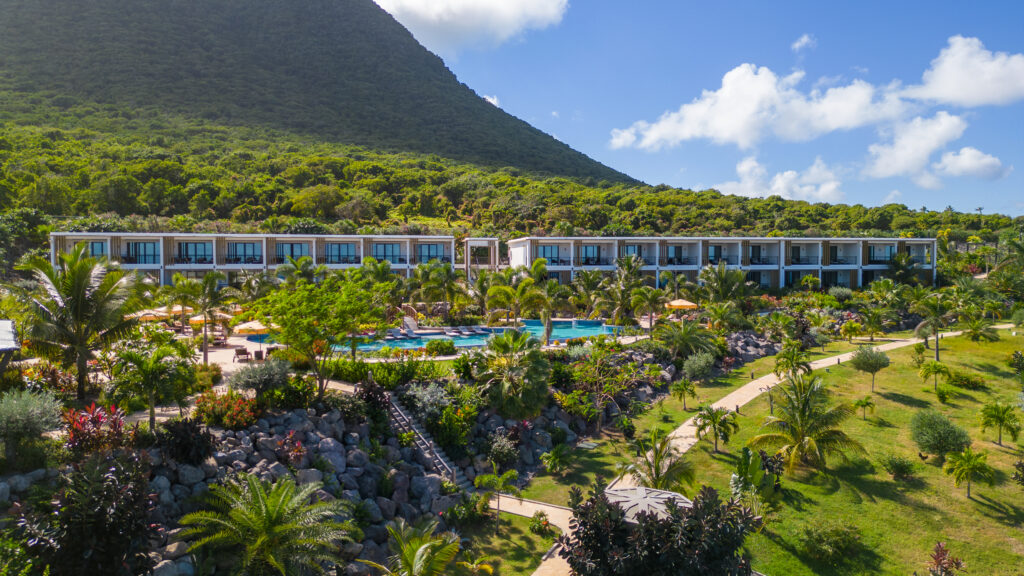 Golden Rock Resort Sint Eustatius Statia the Quill Luxe Zwembad