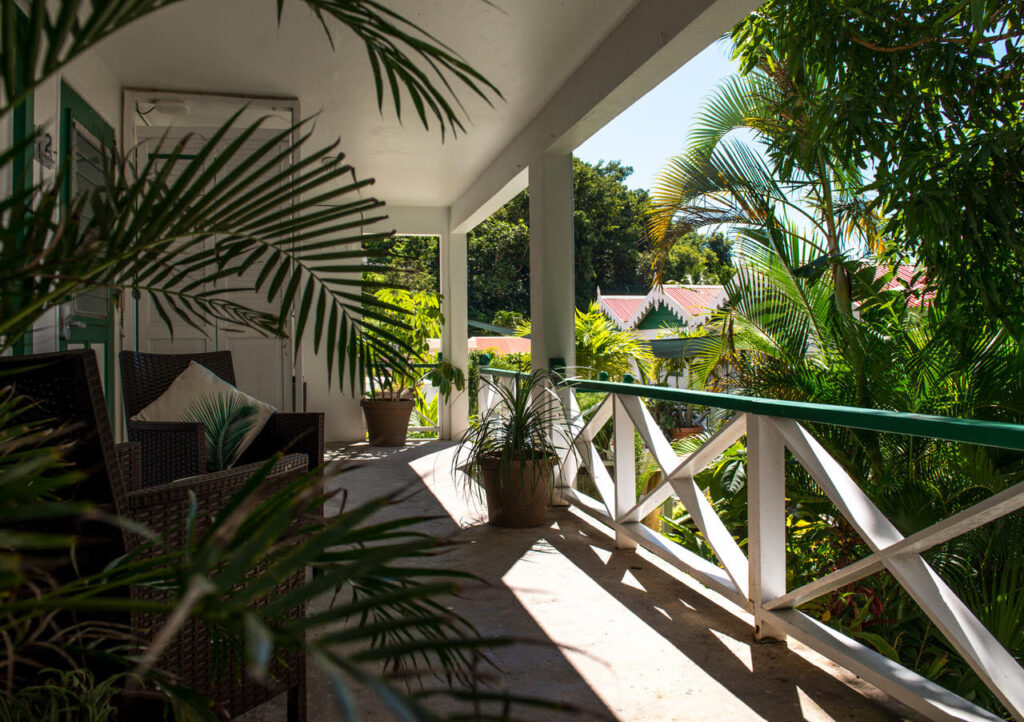 Julianas hotel Saba Garden view uitzicht
