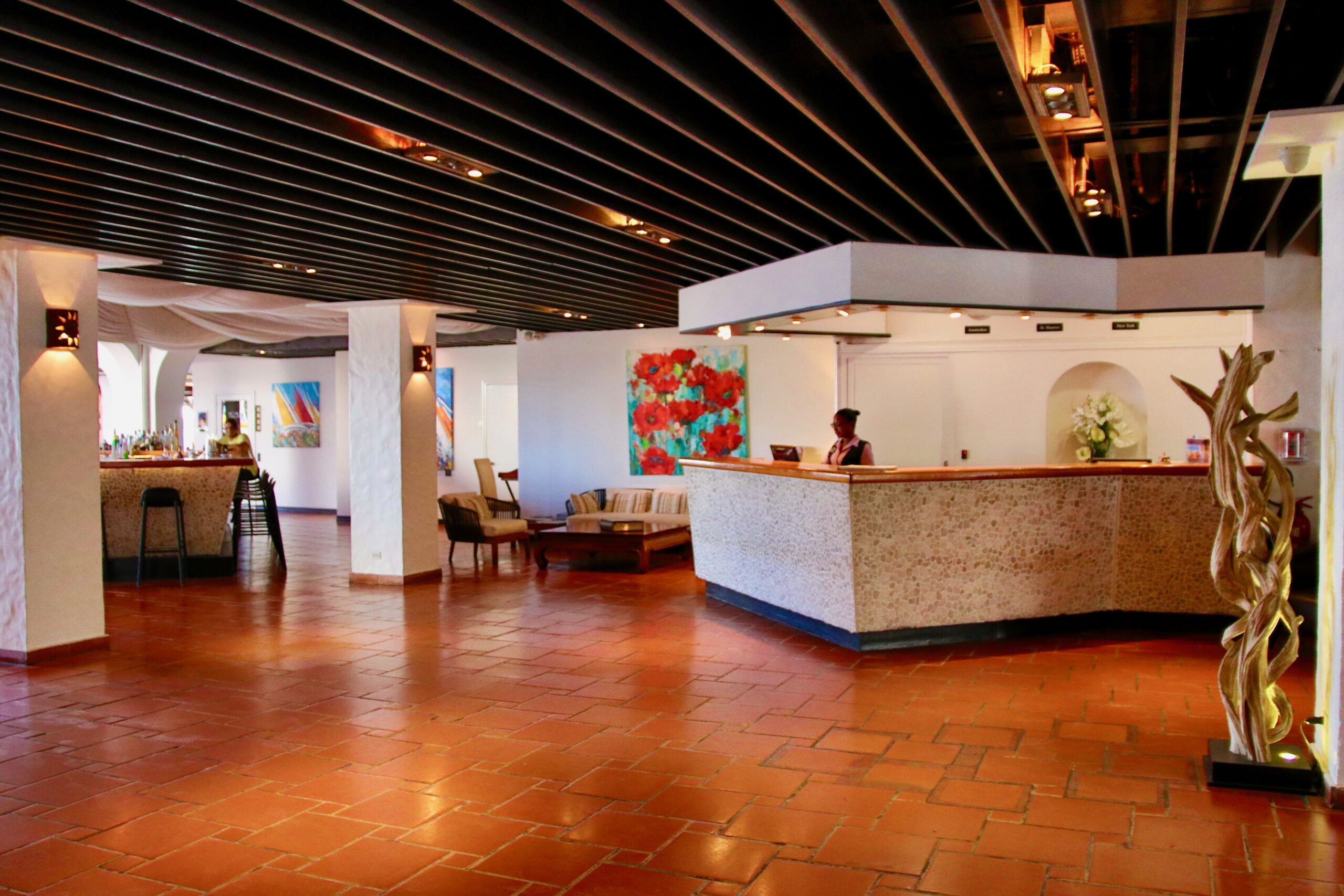 Holland House Beach Hotel Sint Maarten Receptie