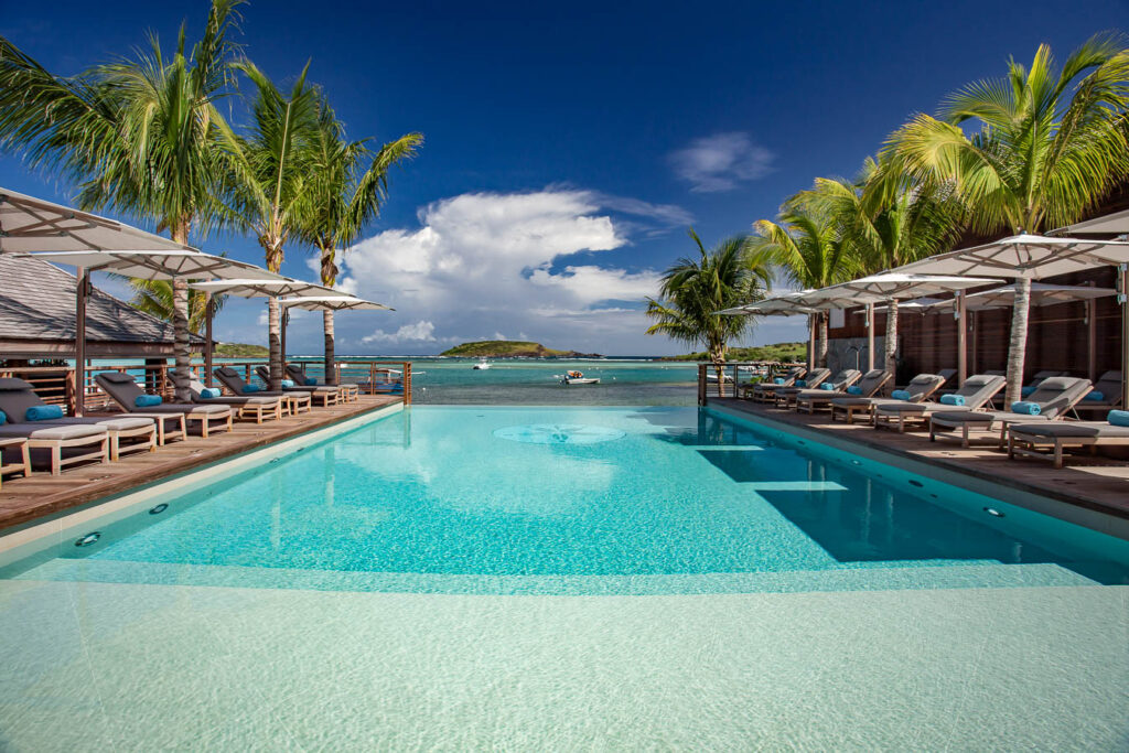 Le Barthélemy St Barth Uitzicht Zee Zwembad