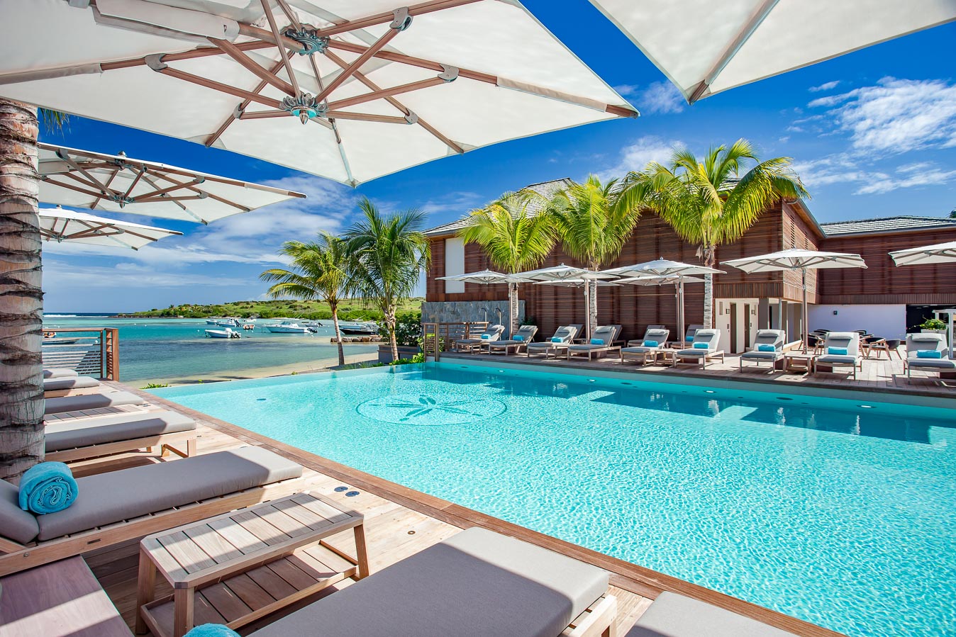 Le Barthélemy St Barth Zwembad Uitzicht Zee