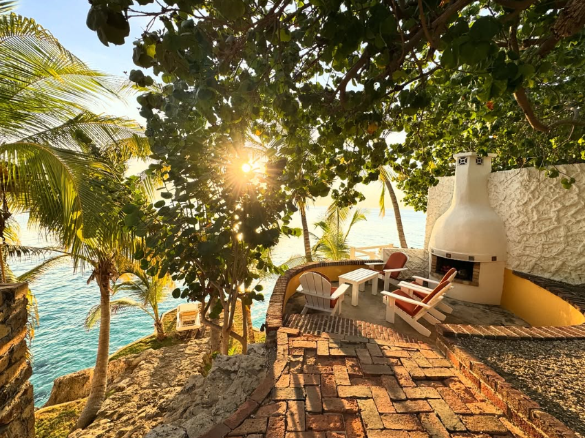 Sun reef, curacao, accommodatie aan zee, appartementen, slaapkamer, terras aan zee