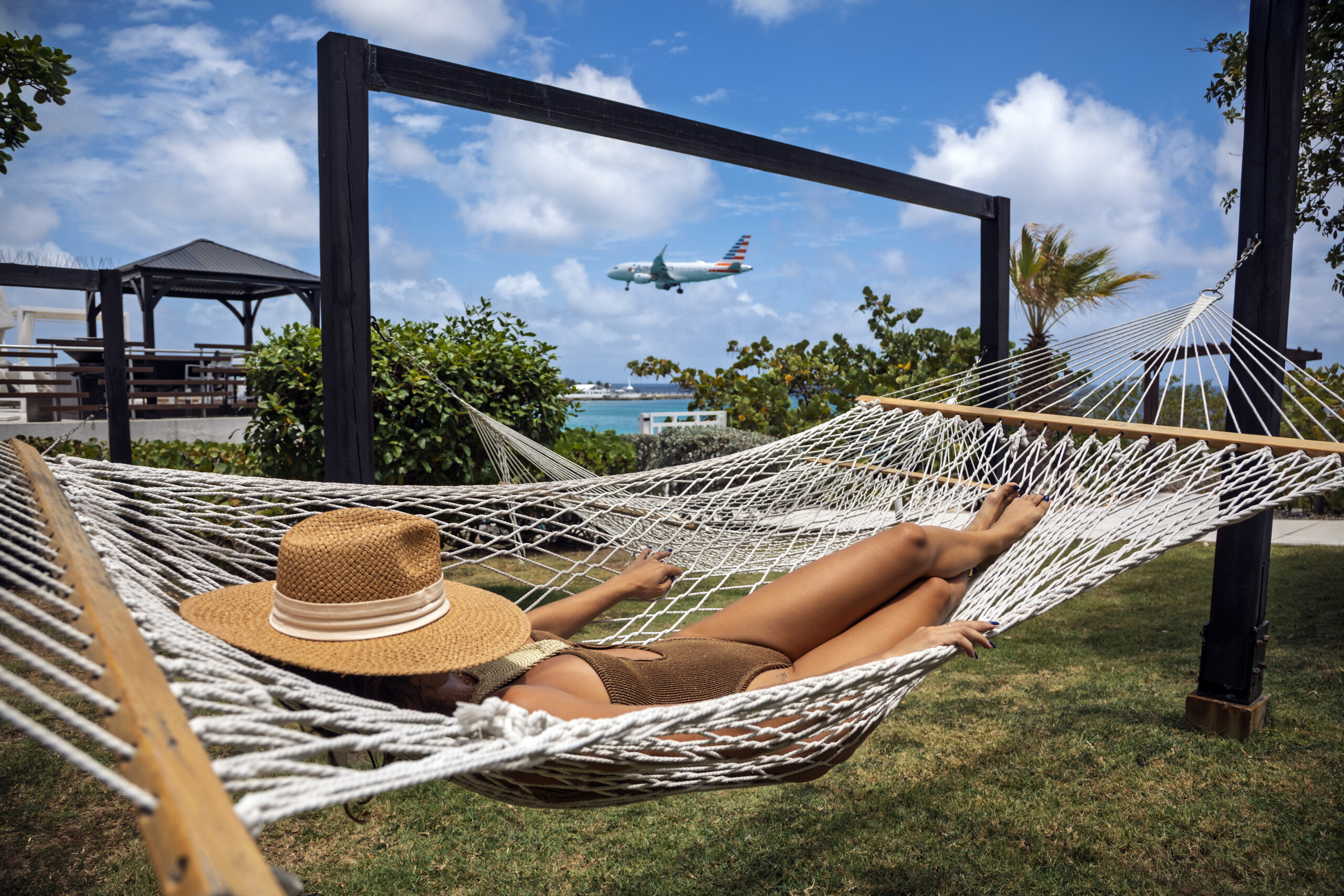 Sonesta Oceanpoint Sint Maarten Uitzicht Maho Vliegtuigen