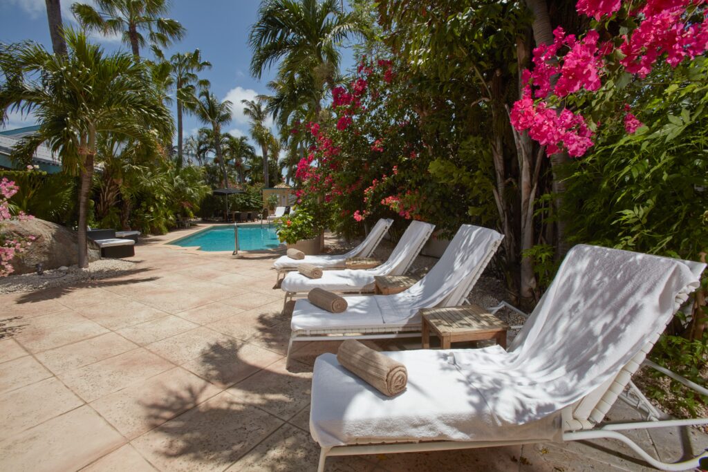 Paradera Park Aruba Zwembad Relaxen Ligbedden