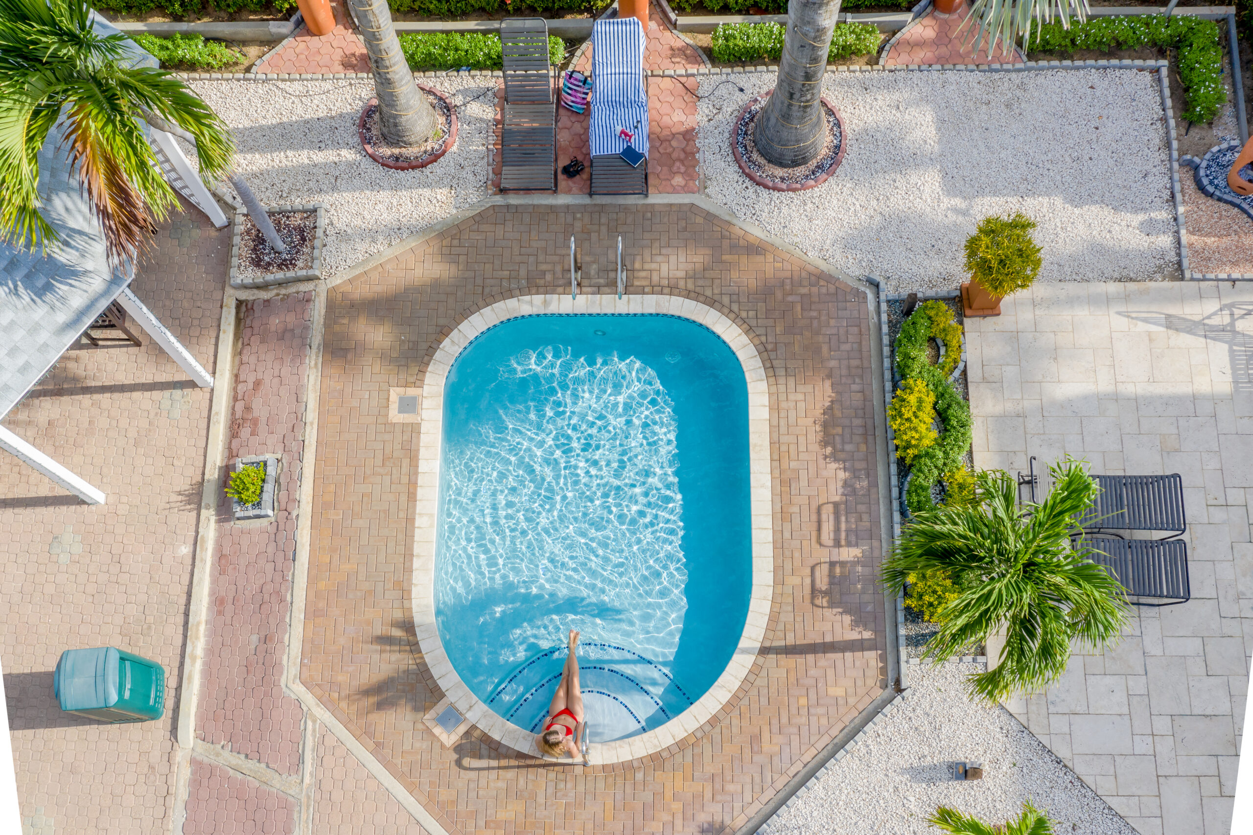 MVC Eagle Beach Aruba Zwembad top foto plunge pool