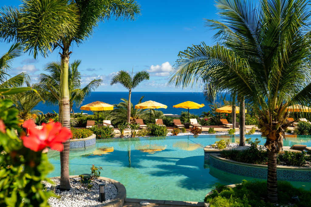 Golden Rock Resort Sint Eustatius Statia the Quill Luxe Zwembad