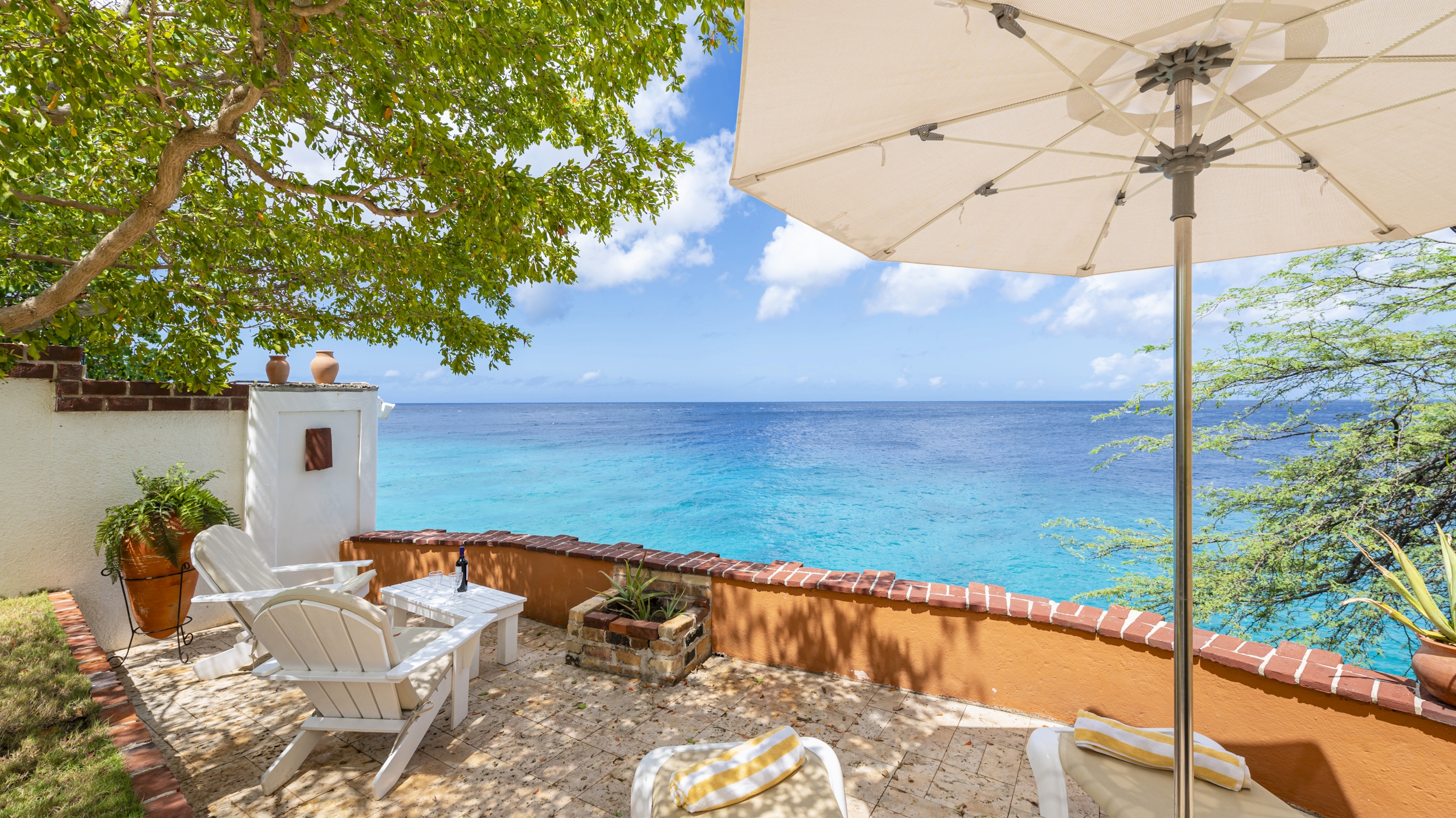 Sun reef, curacao, accommodatie aan zee, appartementen, slaapkamer,