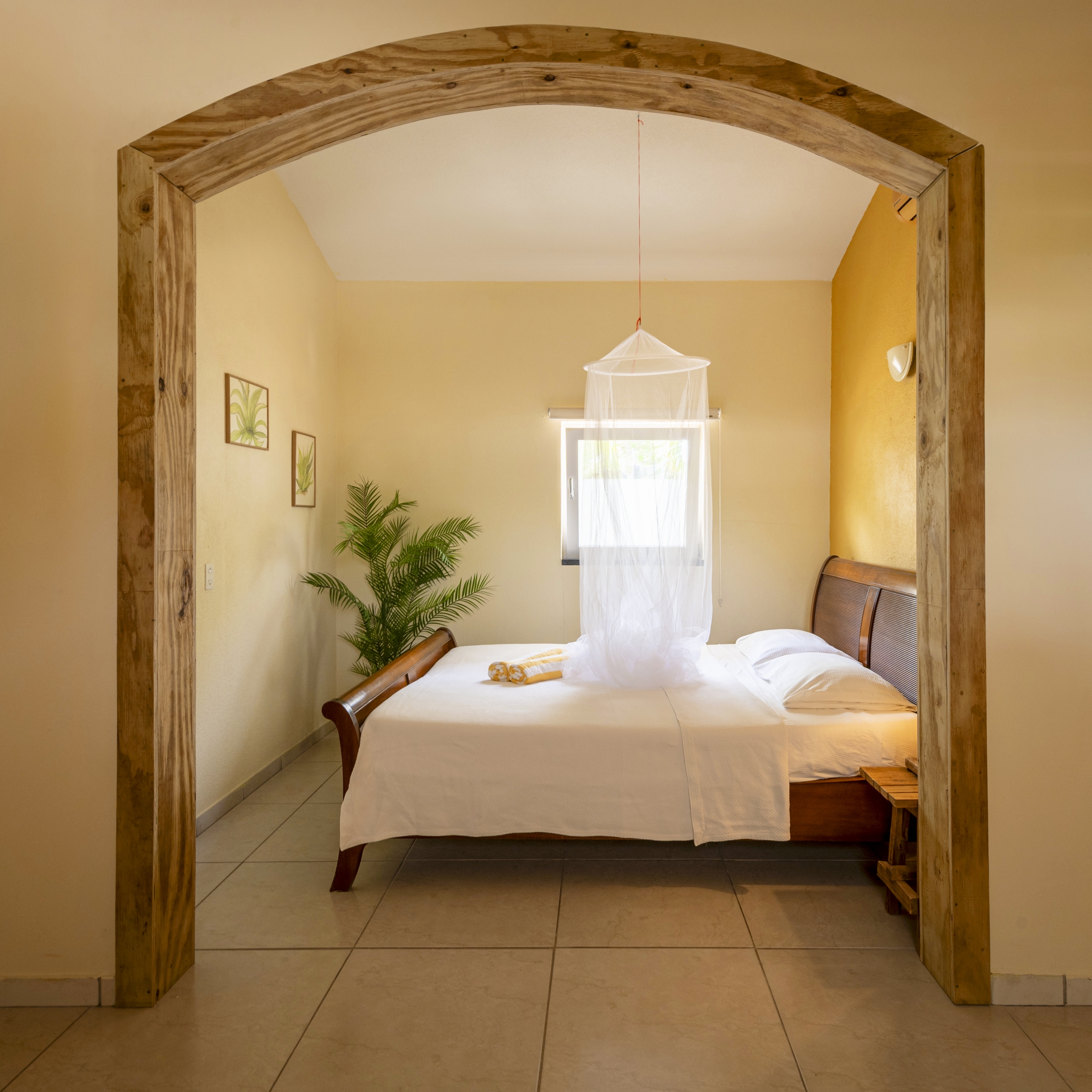 Sun reef, curacao, accommodatie aan zee, appartementen, slaapkamer,