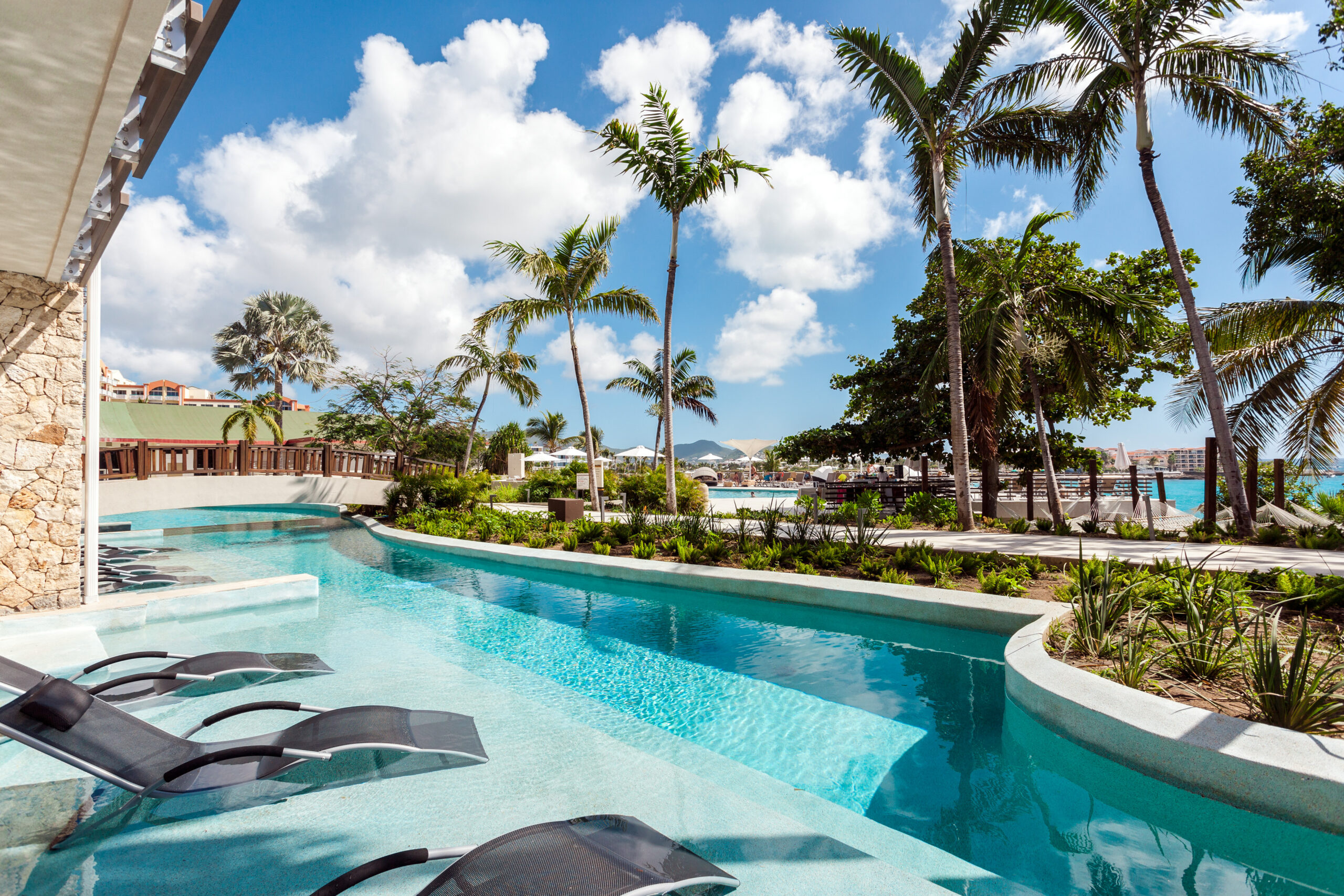 Sint Maarten Sonesta Oceanpoint Swim Out Junior Suite pool Zwembad