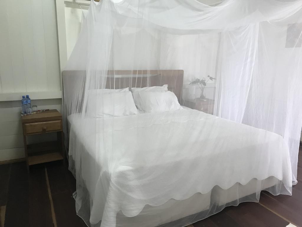 Peperpot, accommodatie Suriname, slaapkamer