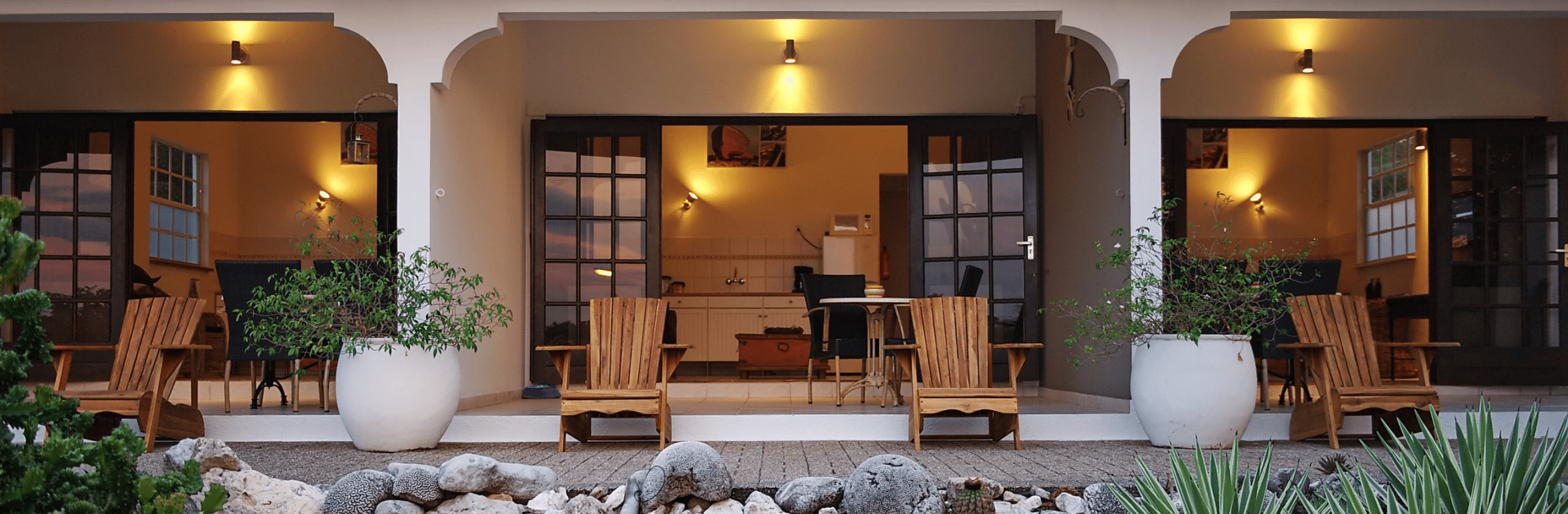 Ban Topa Apartments, St. Michiel, Curacao, accommodatie, terras