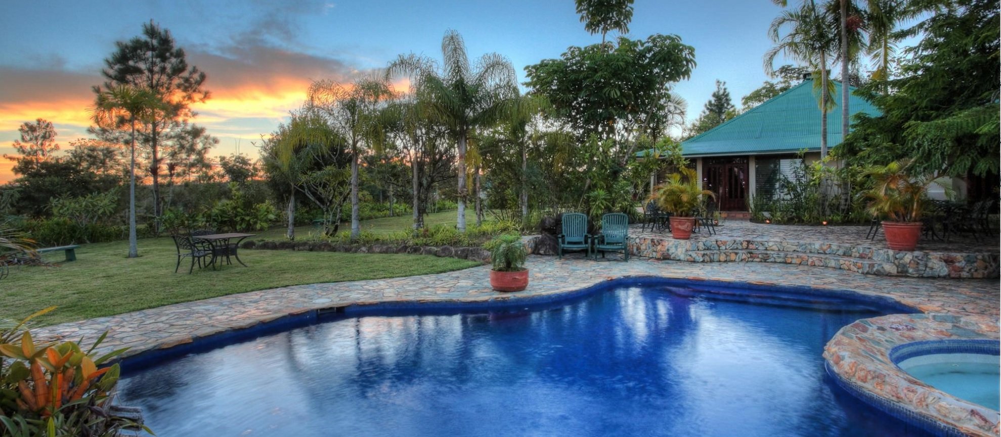 Hidden Valley Wilderness Lodge, Belize, accommodatie, natuur, zwembad