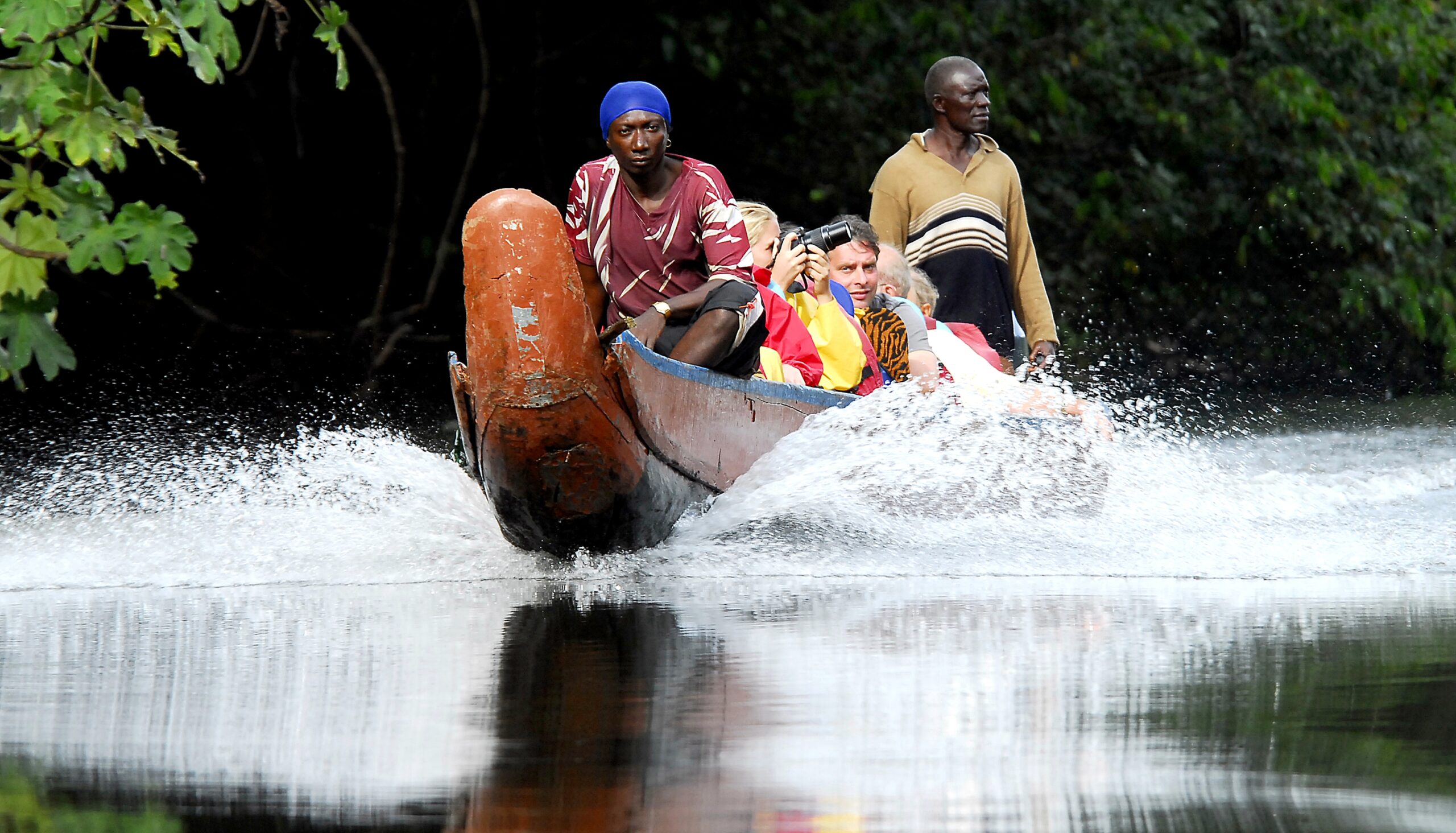Kabalebo accommodatie Suriname, varen, boot