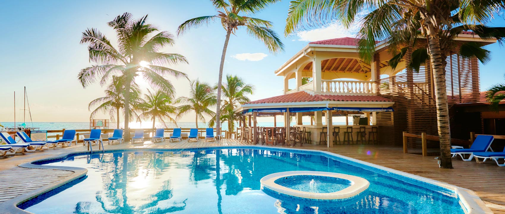 Sun Breeze Hotel San Pedro Belize Vakantie Abergris Caye Resort