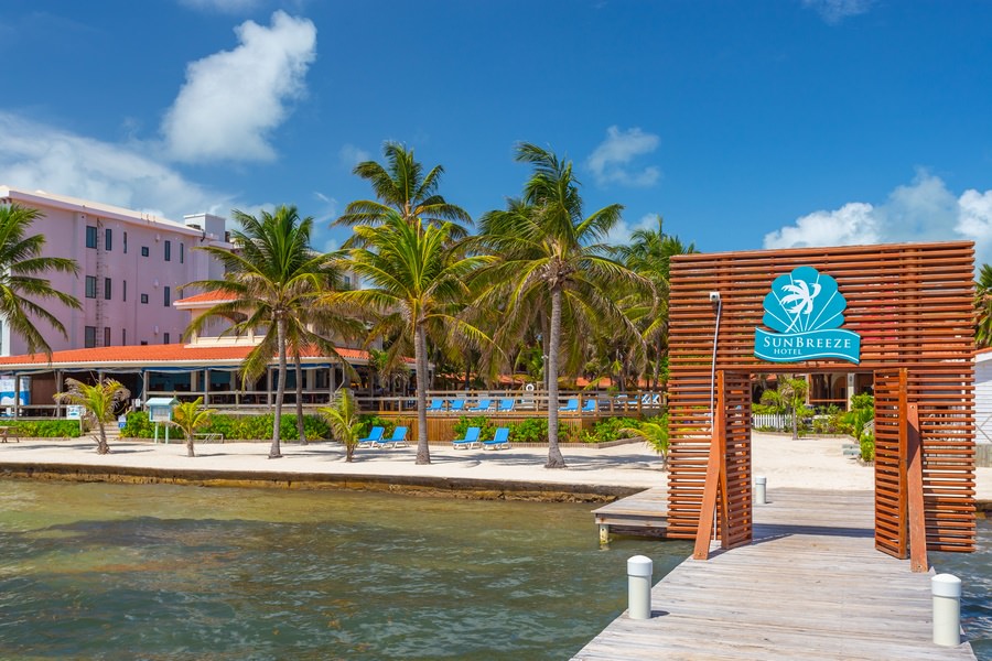 Sun Breeze Hotel San Pedro Belize Vakantie Abergris Caye Resort