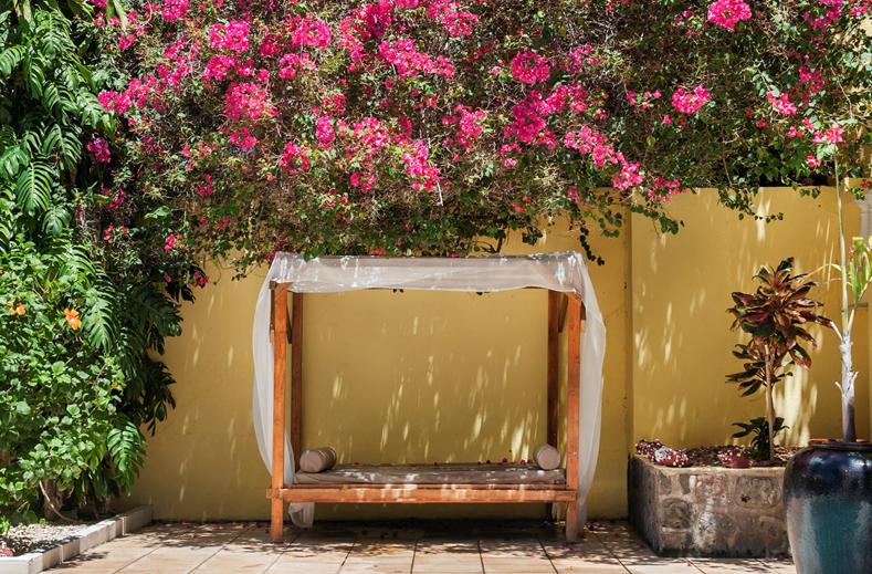 the-old-gin-house-Sint Eustatius-resort-aan zee-tuin
