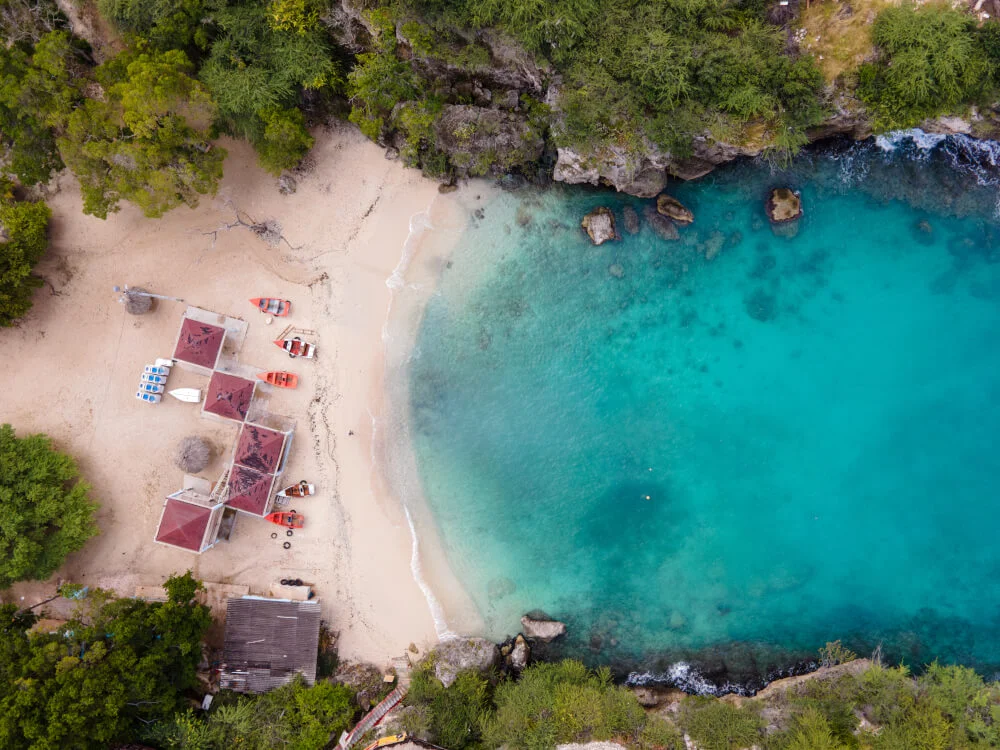 scuba-lodge-lagun-Curacao, strand, baai