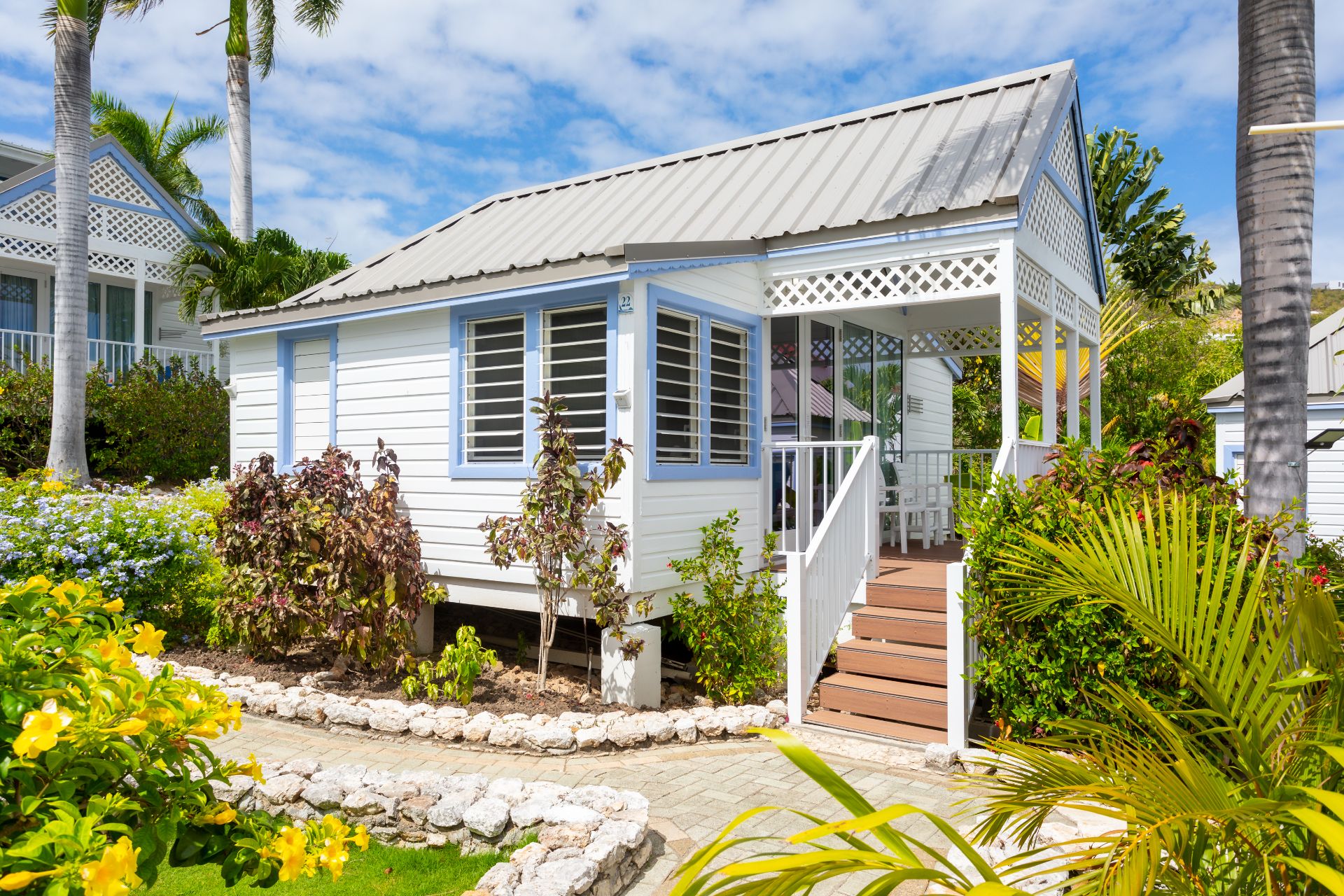 La Vista Resort St Maarten Vakantie Zwembad Bungalow Sint Maarten SXM Kleinschalig Simpson Bay
