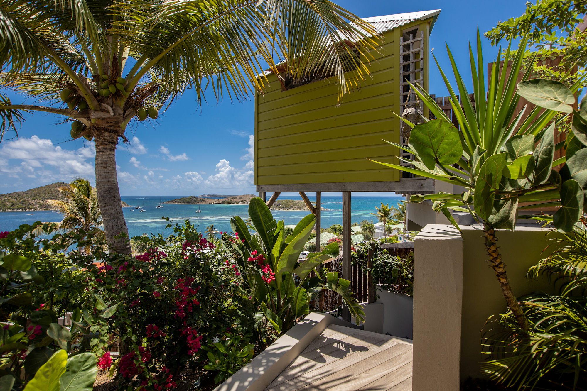 Karibuni Boutique hotel sint maarten accommodatie receptie