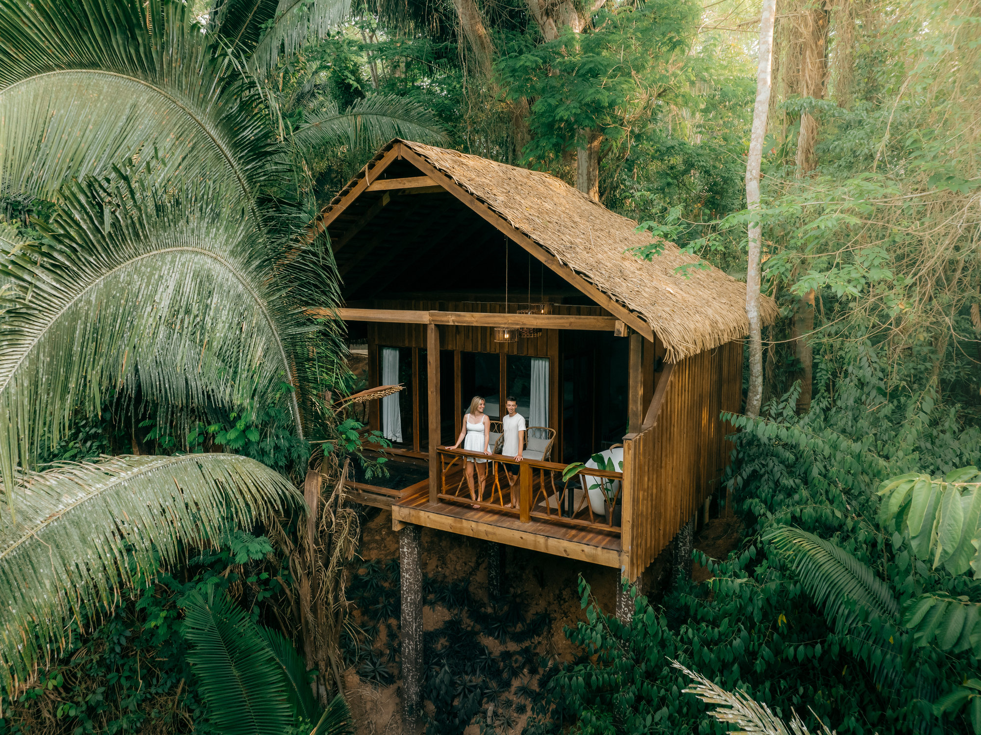 Sweet Songs Jungle Lodge Belize, accommodatie natuur jungle boomhut uitzicht