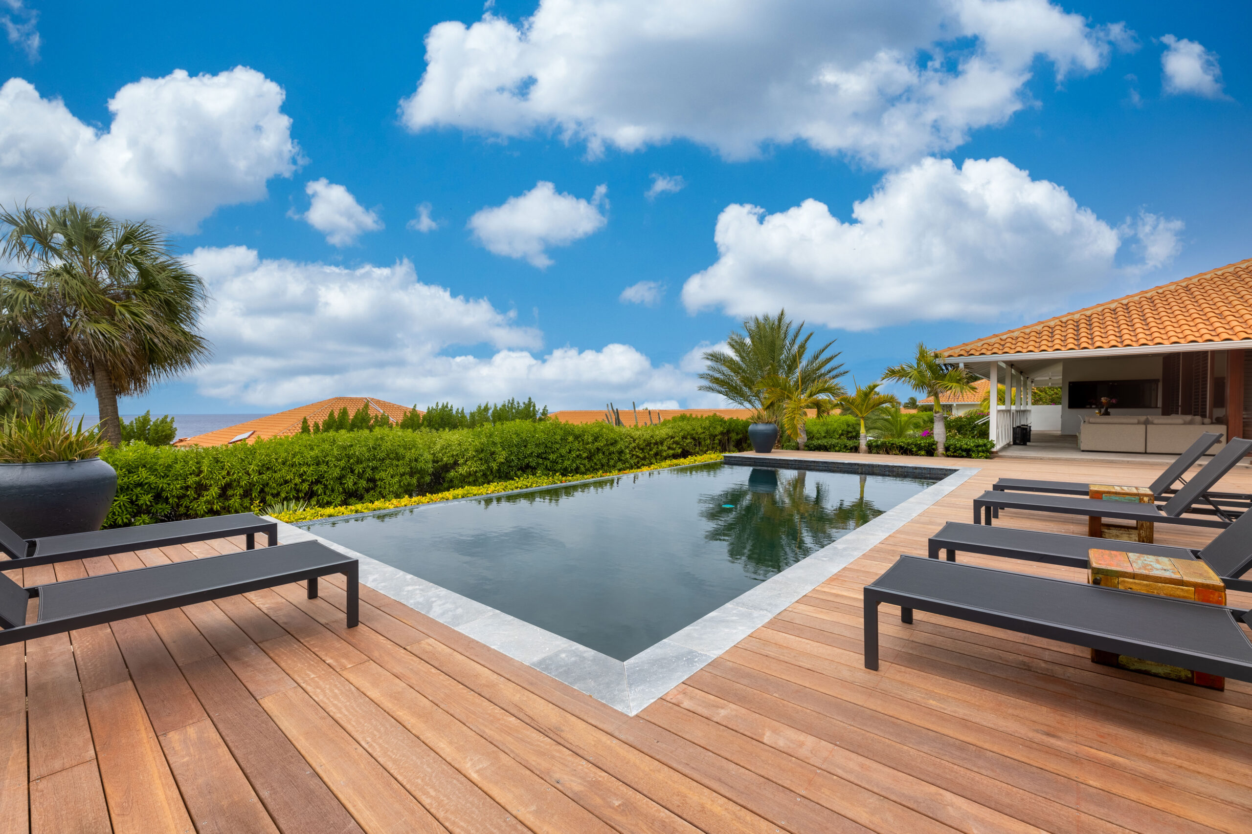 Villa huren curacao villa B-03, accommodatie zwembad met uitzicht