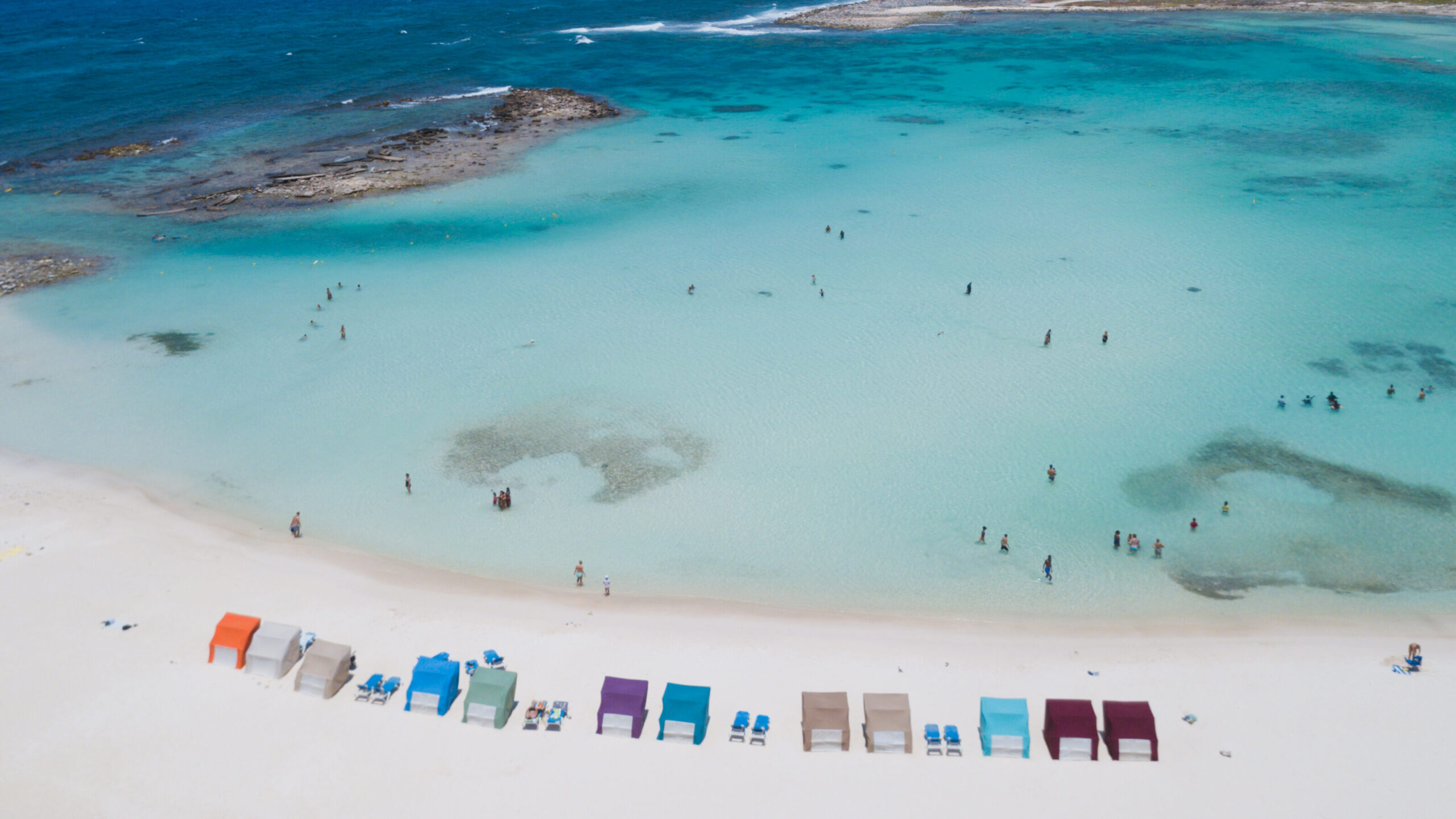 Baby Beach Aruba. strand, reis