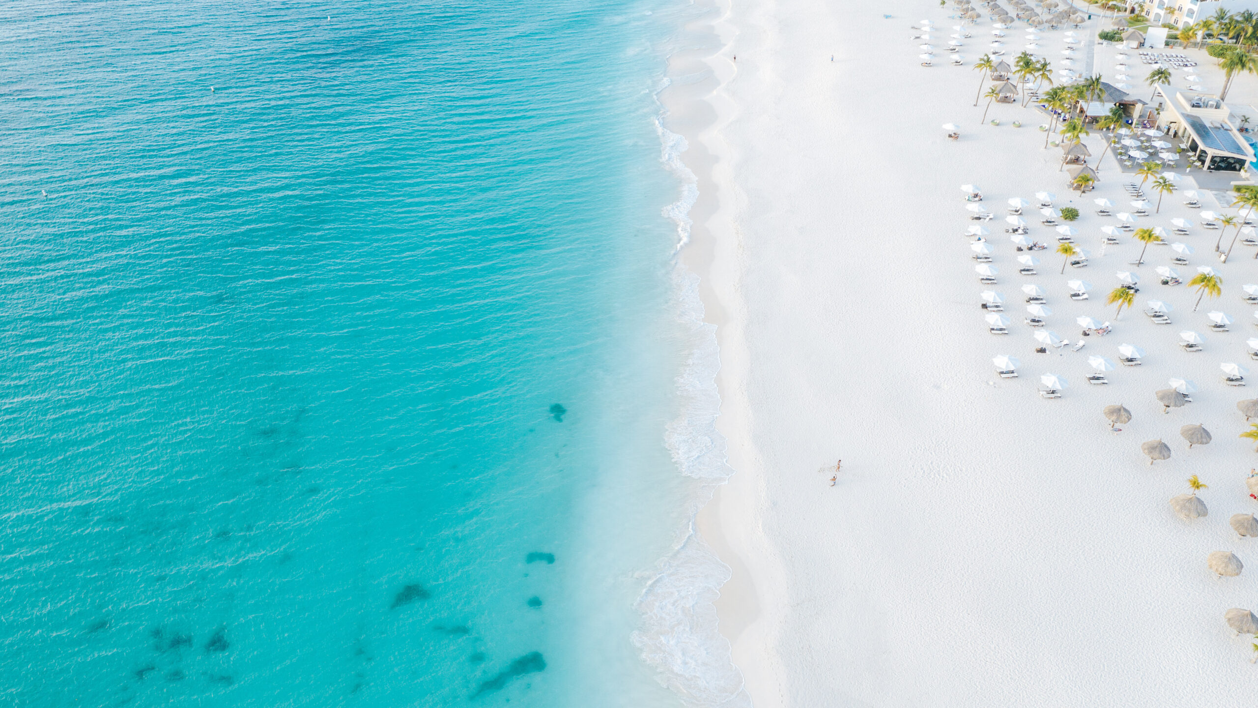 Aruba, strand, zee, eagle beach
