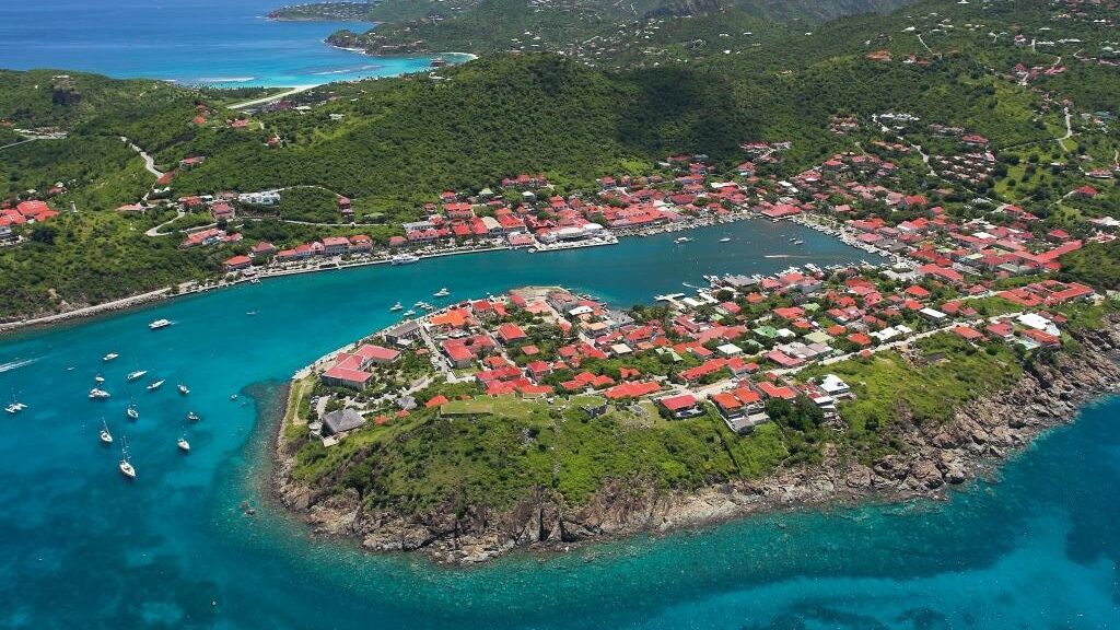 Gustavia, st Barth, stad, winkelen