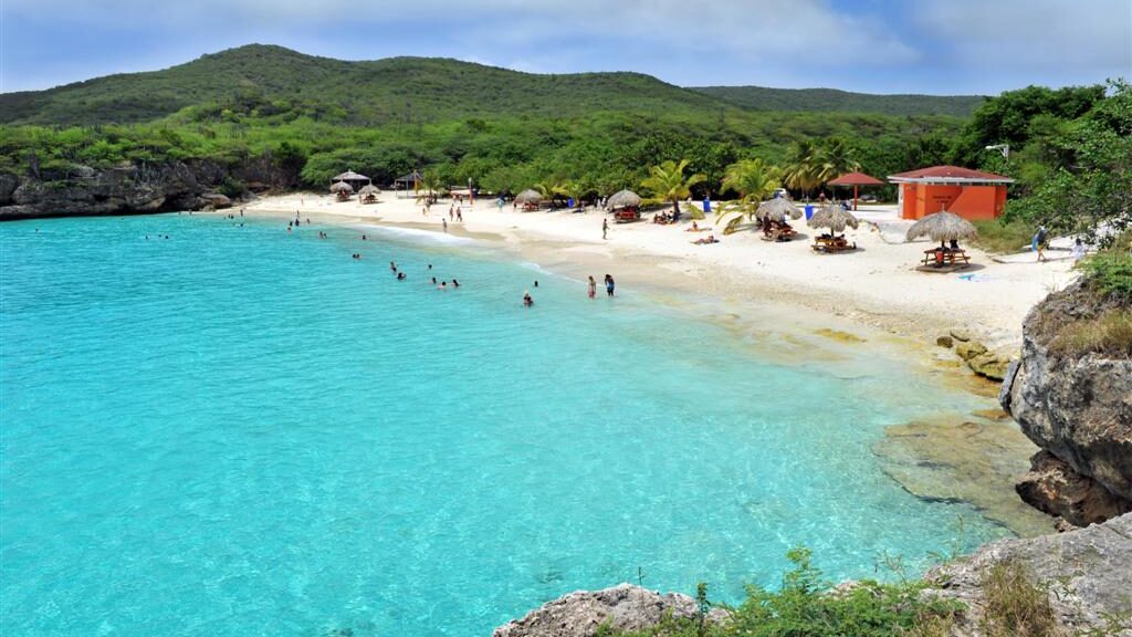 Strand, baai Grote Knip Westpunt Curacao