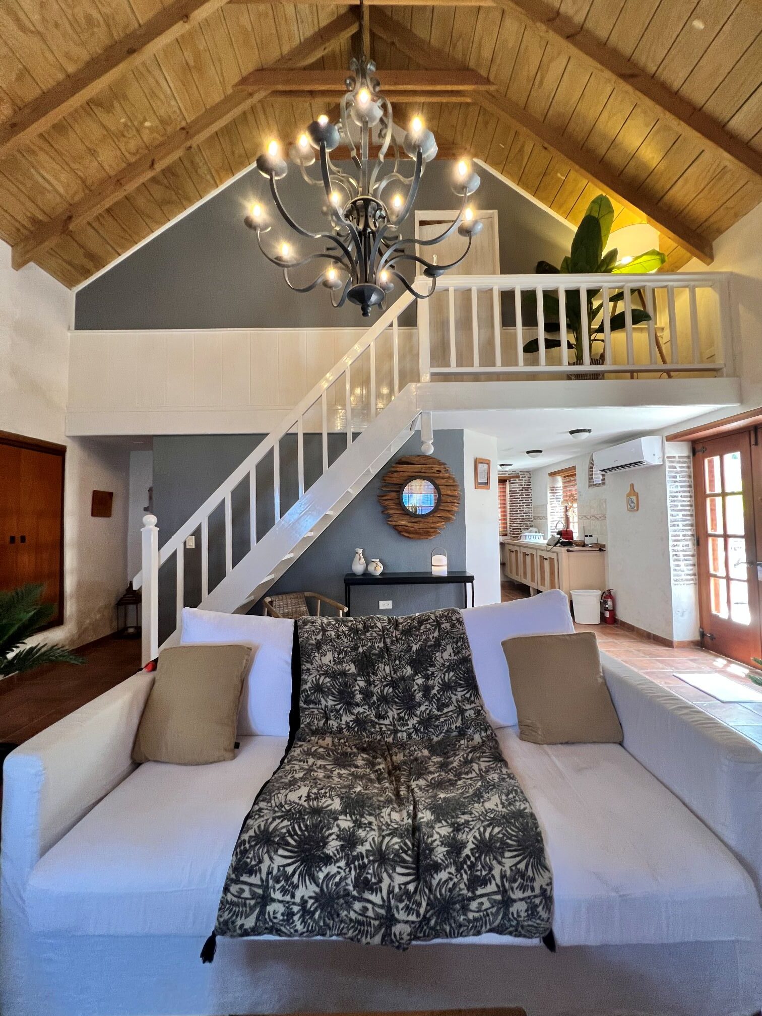 Barrelhouse Woonkamer St Eustatius Appartement Statia Oranjestad